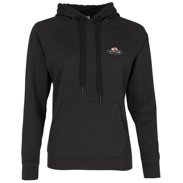 Fruit of the Loom leichter Damen Kapuzenpullover mit Vintage-Logo