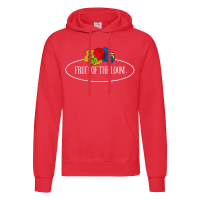 Fruit of the Loom Hooded Sweat with Vintage-Print Fruit of the Loom Hooded Sweat with Vintage-Print