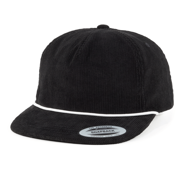 YP Classics® Unstructured Corduroy cap with braid rope