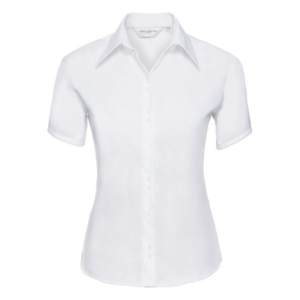 Ladies Short Sleeve Tailored Ultimate Non-Iron Shirt