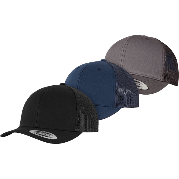 Retro Trucker Cap, 3-Pack