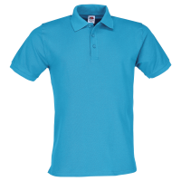 azure blue Preview: Premium Polo | azure blue