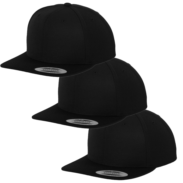 Classic Snapback, 3-Pack
