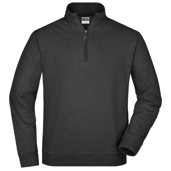 Round Neck Zip Sweat