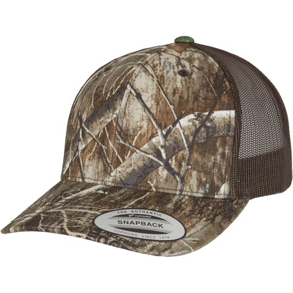 YP Classcis RealTree Camo Retro Trucker Cap