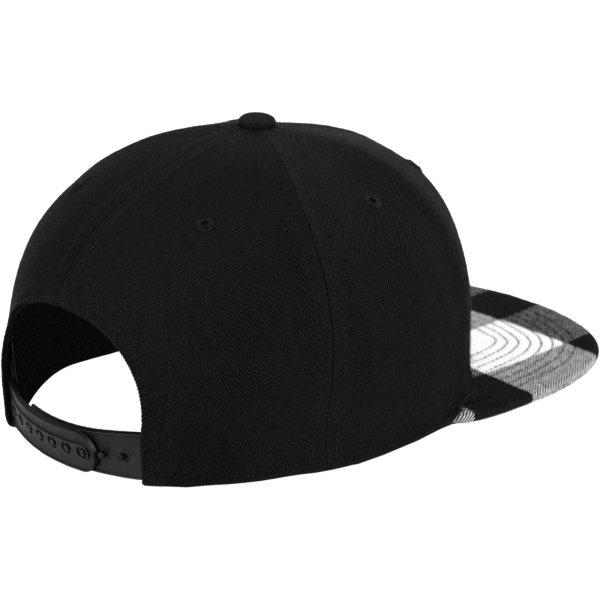 Checked Flanell Peak Snapback